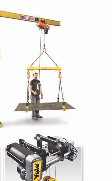 From below-the-hook attachments, chain, rigging products, manual and powered chain hoists to electric wire rope hoists, cranes, enclosed track systems and specially engineered products, Columbus