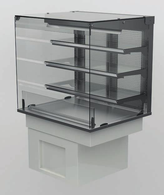 open fronted chilled self help Ideal for sandwiches, filled rolls, dairy products, drinks etc. Three glass shelves with LED illumination to all shelf levels.