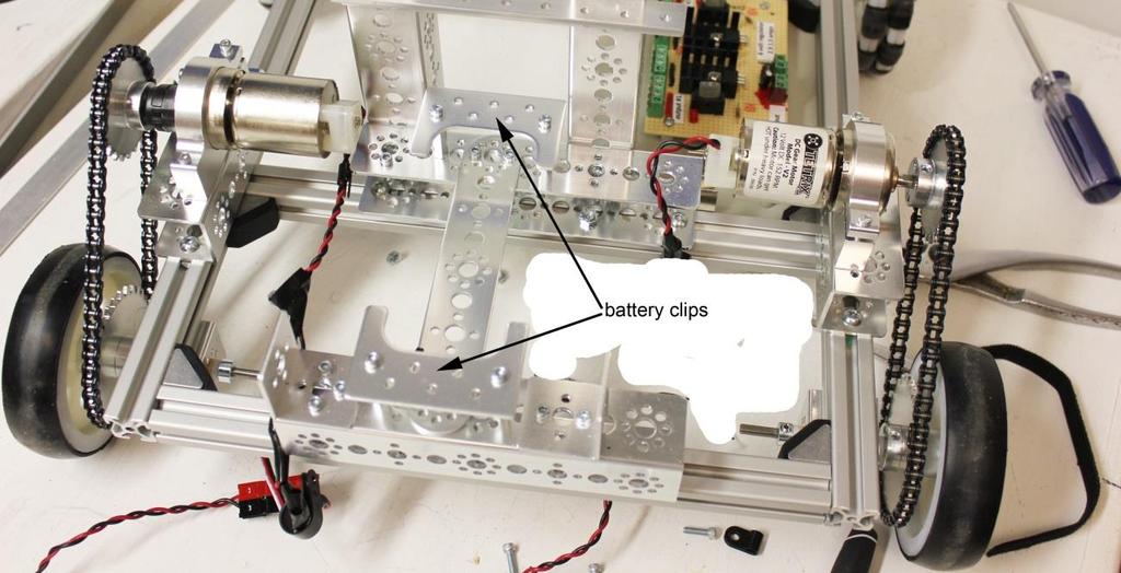 Figure 26 attach battery clips