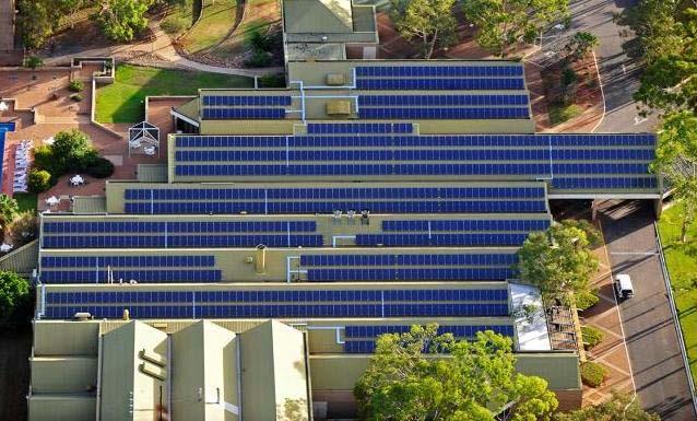 305 kwp PV system on Alice Springs Crown Casino Photo: SunPower