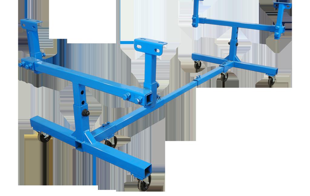 Plus Body Cart Our Body Cart PLUS is our first fully adjustable, universal heavy duty body cart. It has (6) 5 phenolic casters are rated for 500 lbs each, rating the cart at 3,000 lbs.