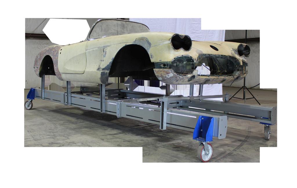 Corvette Subframe Attention Corvette owners. Yes, you can put your fiberglass Corvette body reliably on a rotisserie and get to every inch without fear of cracking or misalignment.