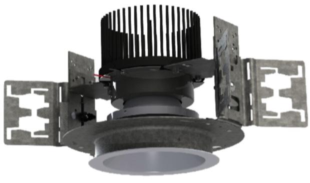 491 Downlight 4" Fixed Round Commercial series, round downlight with multiple lens options.
