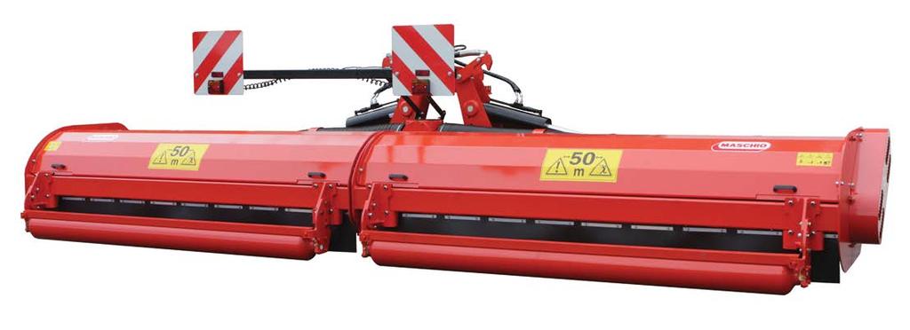 HEAVY DUTY FLAIL MOWER FOLDING FLAIL MOWERS BUFALO 00-00 hp GEMELLA 0-00 hp The BUFALO flail mower is the new heavy duty big brother to the BISONTE model with upgraded transmission and driveline, to