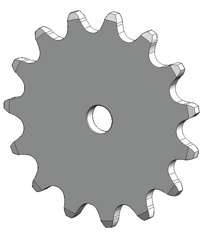 Sprockets are made in one piece, machined, then split into two halves.
