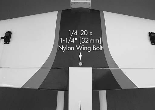 Use tape or a small clamp to hold the ailerons in the neutral position.