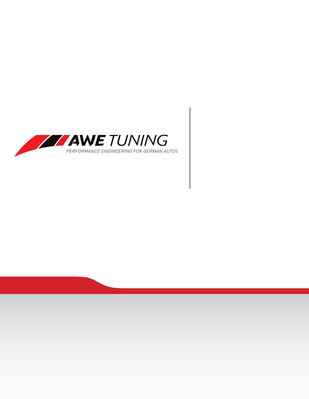 INSTALLATION GUIDE Congratulations on your purchase of the AWE Tuning Front Mount Intercooler for