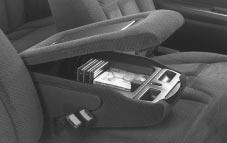 Armrest Storage Compartment (If Equipped) Your vehicle may have a center armrest storage compartment in