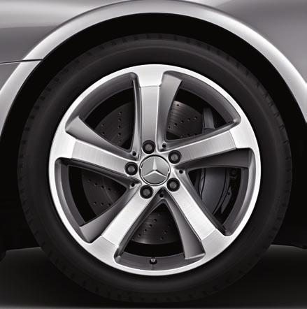 Class distinction Light-alloy wheels from Mercedes-Benz don t just set your SL in motion they are optimally tailored to your vehicle and meet the highest of quality and safety standards.