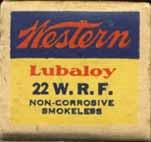 1931- "BULLSEYE" Non-Corrosive "LUBALOY" Issues WRF-l.22 WIN. RIM FIRE. "SMOKELESS".