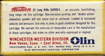 East Alton, ILL 1962- "SUPER-X" Issues This issue is the same as the 1960 issue, except the top of the box now has a Consumers Products warning.