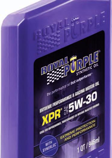 RACINg OILS ROYAL PURPLE EXTREME PERFORMANCE RACINg OILS Royal Purple s XPR (Extreme Performance Racing) oils are recommended for us in various racing applications, and are popular in a variety of
