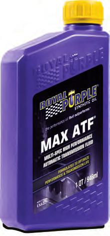 automatic transmission fluids; however, for the best results drain or flush the current oil and then fill with Max ATF.