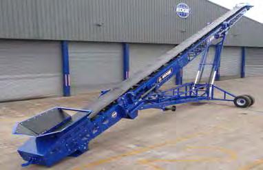 The MS100 wheeled stockpiling conveyor is designed and manufactured to deal with increased production capacity and to facilitate larger stockpiles using its 100ft (30m) long conveyor.