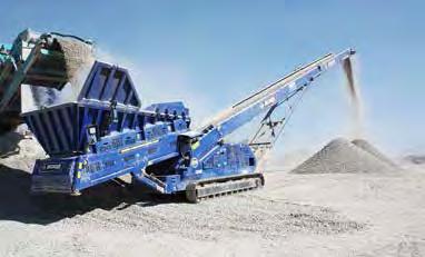The huge hopper capacity and heavy duty apron pads mean the LTS can easily cope with the extreme demands of any quarrying or mining application.