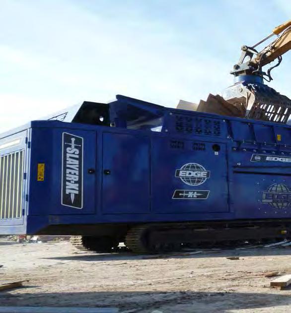 EDGE SHEAR SLAYER Building on from our acclaimed Slayer Series, Edge Innovate have used their knowledge and experience to develop a shredder for the most rugged and toughest of jobs in the recycling