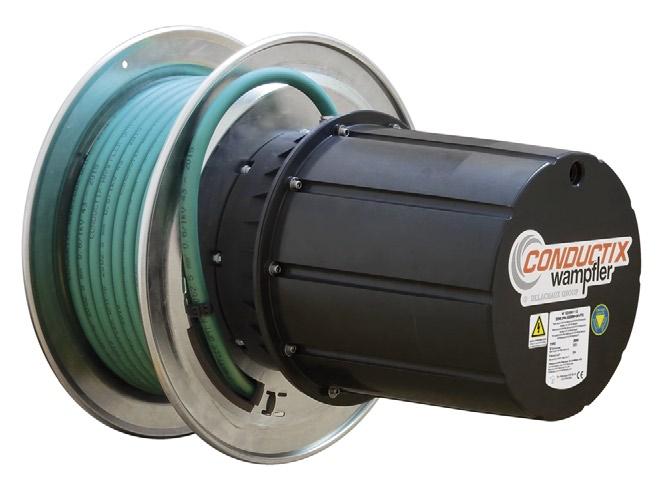 energy supply for mobile devices. The SR-Express reels are ready to use with the cable installed and connected to the slip rings.