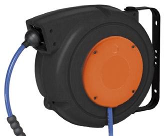 Extension reels for compressed air and cold water TF1KP TF2KP TF3KP TF1KP TF2KP 120 120 2 ø7 Ø190 50 170 180 160 2 Ø6 170 Ø290 - Impact-resistant plastic casing - Steel swivel bracket - Polyurethane