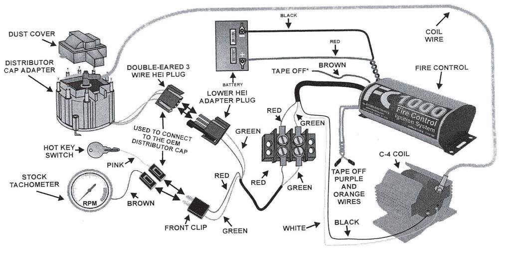 ADAPTER) CONNECTIONS FOR FORD & AMC WITH