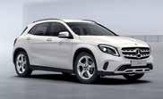 GLA180 GLA 220 d GLA 250 4MATIC Technical Data 1,595cc, 4-cylinder, 90kW, 200Nm Direct-injection, turbocharged 7G-DCT 7-speed automatic ECO start/stop Front wheel drive Technical Data 2,143cc,