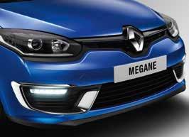 The new front bumper enhances the Mégane's unique character.