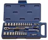 65 15 PIECE 3/8" DRIVE SOCKET AND DRIVE TOOL SET 50663-6 Point Compact Case Tool Set, SAE 50663 List Price: