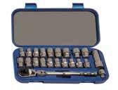 95 23 PIECE 1/2" DRIVE SOCKET AND DRIVE TOOL SET 50668-12 Point Compact Case Tool Set, SAE 50668 List Price: