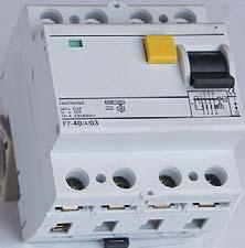 F7 Residual Current Device F71 P The Residual Current Device F7 is in conformity with the standard