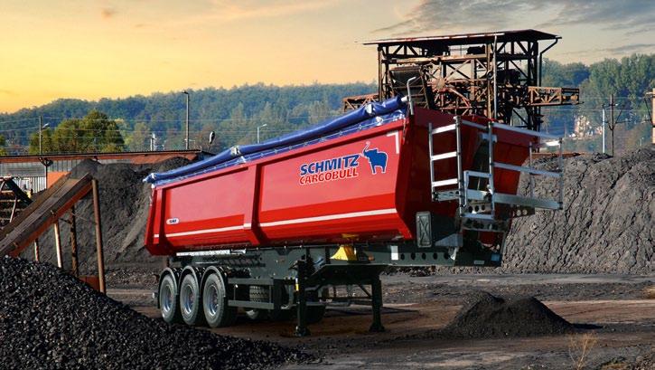 24 S.KI Tipper Semitrailer Perfect for Heavy-Weight Jobs. S.KI 24 3AT 10.5 with Rounded Steel Body.