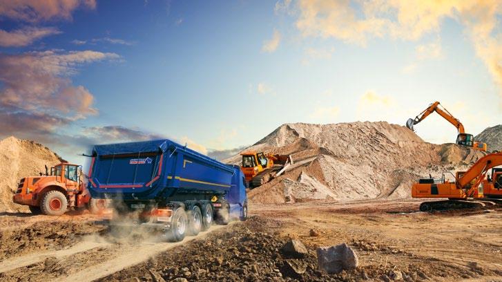 9 S.KI Tipper Semitrailer Powerful and Versatile: A True All-Rounder. Our S.KI SR Standard Rounded Steel Body.