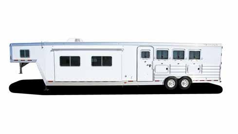 MODEL 8581 8' wide Featherlite living quarters available with