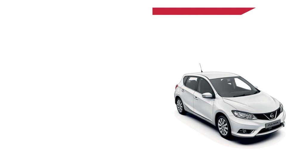 STANDARD EQUIPMENT Meet your match. Sophisticated and self-assured with a bold, athletic design and an exceptional range of advanced technologies, the Nissan Pulsar energises your drive.