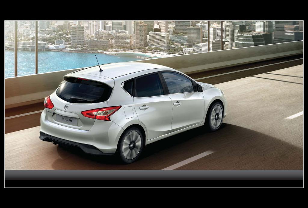 BODY CONSCIOUS SPORTY AND STYLISH, smart and sleek, Nissan PULSAR s flowing curves