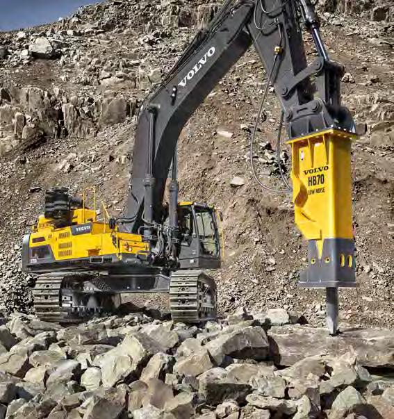 Attachments Volvo s attachments have been purpose-built to work in perfect harmony with Volvo machines, forming one solid, reliable unit.
