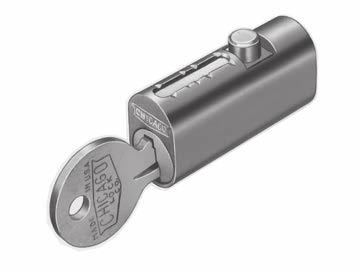 DK-101-H key blank. C17256TNH Lock No. KA Codes KD Changes Box Quantity C17256TNH 1101X 150 25 FILING CABINET CEXP-19DC DK-P-2 key blank Four pin tumbler plug. Die cast barrel with die cast bolt.