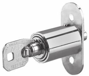 SLIDING DOOR LOCKS Reliable ACE II cylinder can be keyed compatibly with other ACE II models Solid die cast housing and locking pin Retrofits most existing sliding door locks Easy cylinder removal