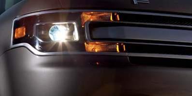 When an approaching vehicle s headlamps or a preceding vehicle s taillamps are detected, the high beams turn off (low beams remain on).