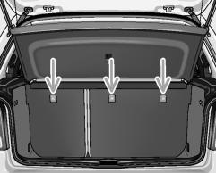 B1S-023M Illustration shows seat back with tether anchors for Passat Wagon and Golf models. Note: Some Golf and Passat Wagon models may require a seat back change for tether anchor installation.