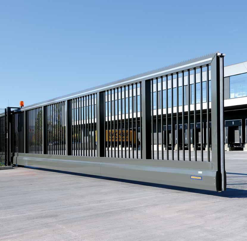 Sliding Gates Self-supporting construction,