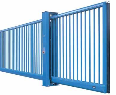Steel Sliding Gates HSS A basic version with a door width of up to 9 m The Hörmann sliding gate HSS consists of high-quality individual components and requires a comparatively low investment sum.