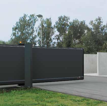 Sliding Gate HS BF with On-Site Infill Individual design with a door width of up to 10 m Make your sliding gate an original.