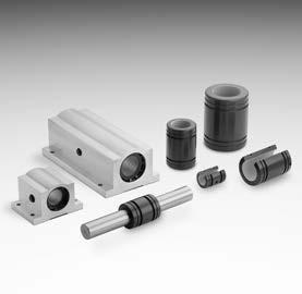 Thomson RoundRail Linear Guides and Components Thomson Linear Motion Components The RoundRail Advantage FluoroNyliner Bushing Bearings Thomson FluoroNyliner Bushing Bearings offer: High performance