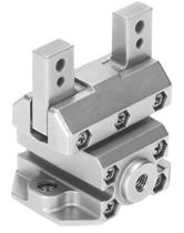 Key features At a glance General The compact and low-cost parallel gripper consists of a two-part symmetrical housing.