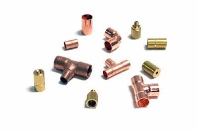 COPPER SOLDER FITTINGS The copper solder fittings are used to connect copper lengths or to build a custom copper fog line.