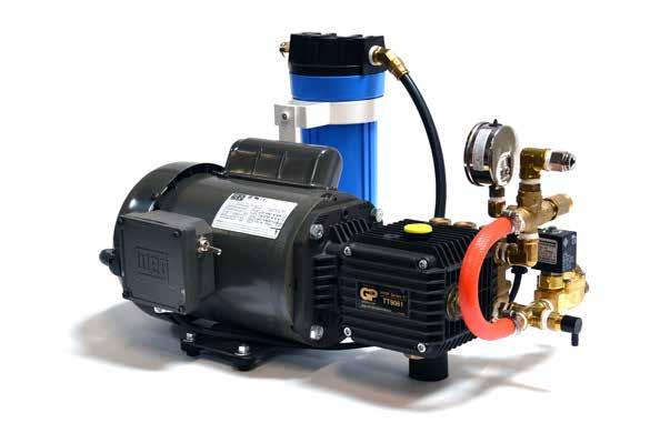 60 HZ DIRECT DRIVE PUMP The direct drive range of 1,000 psi mist pumps are medium duty outdoor rated units designed to run for 8 hours per day, seven days a week under normal operating conditions.