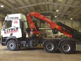 20 LYNCH PLANT GUIDE hiab & heavy haulage We provide a service that enables the swift and efficient movement of mechanised plant items,