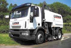 24 LYNCH PLANT GUIDE DIRECT SOLUTIONS: ONE CONTACT, ONE APPROACH, ONE SOLUTION ROAD SWEEPER Chassis requirement 13-15 Tonnes Discharge height 950 mm