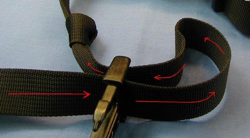 Figure 4: Tether Strap Routing Through Clip Technical Support We look forward to your feedback about the product. Should you have any questions, please contact 1-866-889-8386.