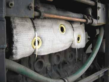Installation 23 6) Steel tie bands can be used as an alternative on Isuzu se2.2 engines.