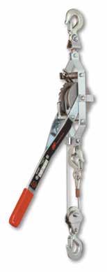 14 P Series wire rope pullers 1,000 and 2,000 lb capacities Wire puller features 4:1 design factor meets ASME B30.